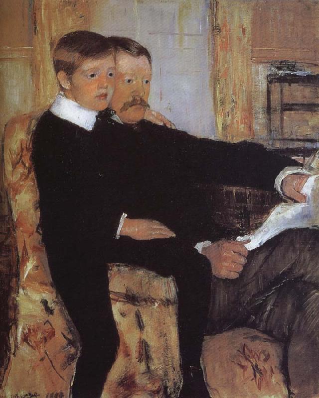 Mary Cassatt Alexander and his son Robert china oil painting image
